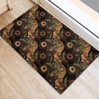 Batik Pedalaman Semen Lereng Style Rubber Doormat Indonesian Traditional Pattern