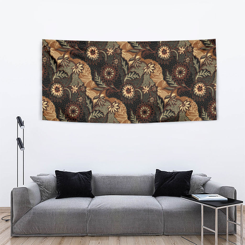 Batik Pedalaman Semen Lereng Style Tapestry Indonesian Traditional Pattern