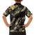 Gold Tropical Leaves Hawaii Mikioi Lei Hawaiian Shirt Luxury Stylized - Polynesian Pride