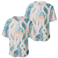 Hawaii Lei Seashells Starfish Baseball Jersey Fresh Summer Vibe LT01 - Polynesian Pride