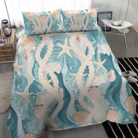 Hawaii Lei Seashells Starfish Bedding Set Fresh Summer Vibe - Polynesian Pride