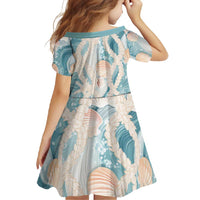 Hawaii Lei Seashells Starfish Family Matching Summer Maxi Dress and Hawaiian Shirt Fresh Summer Vibe - Polynesian Pride