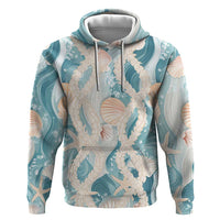 Hawaii Lei Seashells Starfish Hoodie Fresh Summer Vibe - Polynesian Pride