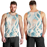 Hawaii Lei Seashells Starfish Men Tank Top Fresh Summer Vibe - Polynesian Pride