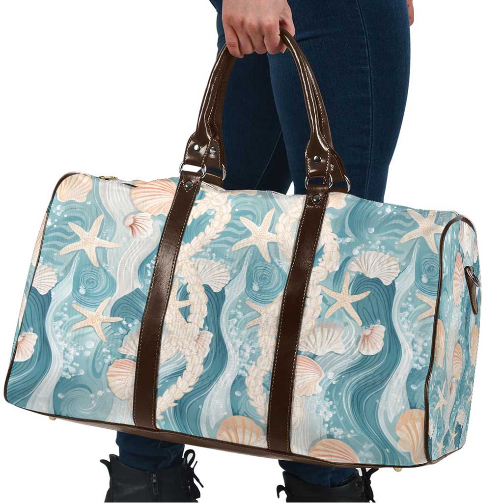 Hawaii Lei Seashells Starfish Travel Bag Fresh Summer Vibe - Polynesian Pride