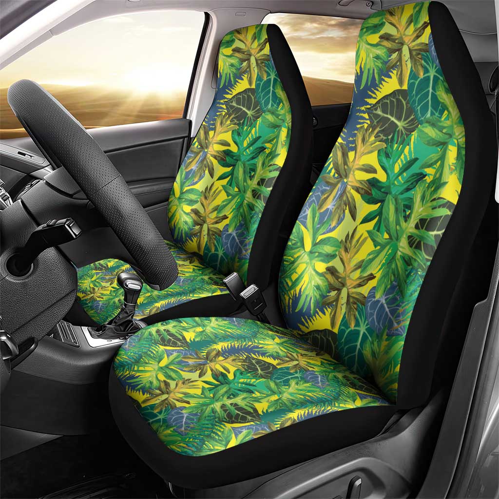 Hawaii Summer Tropical Leaves Car Seat Cover - Polynesian Pride