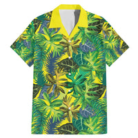 Hawaii Summer Tropical Leaves Family Matching Mermaid Dress and Hawaiian Shirt - Polynesian Pride