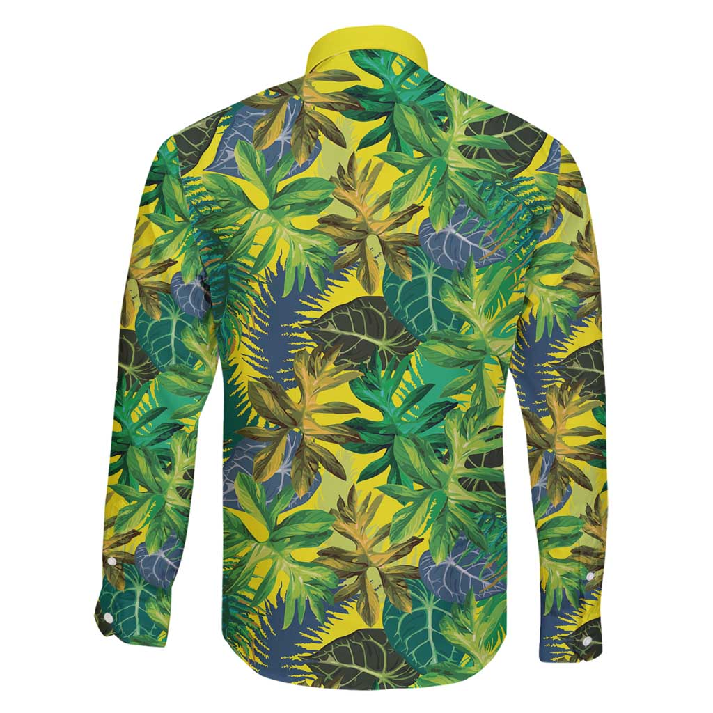 Hawaii Summer Tropical Leaves Family Matching Puletasi and Hawaiian Shirt - Polynesian Pride