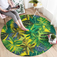 Hawaii Summer Tropical Leaves Round Carpet LT01 - Polynesian Pride