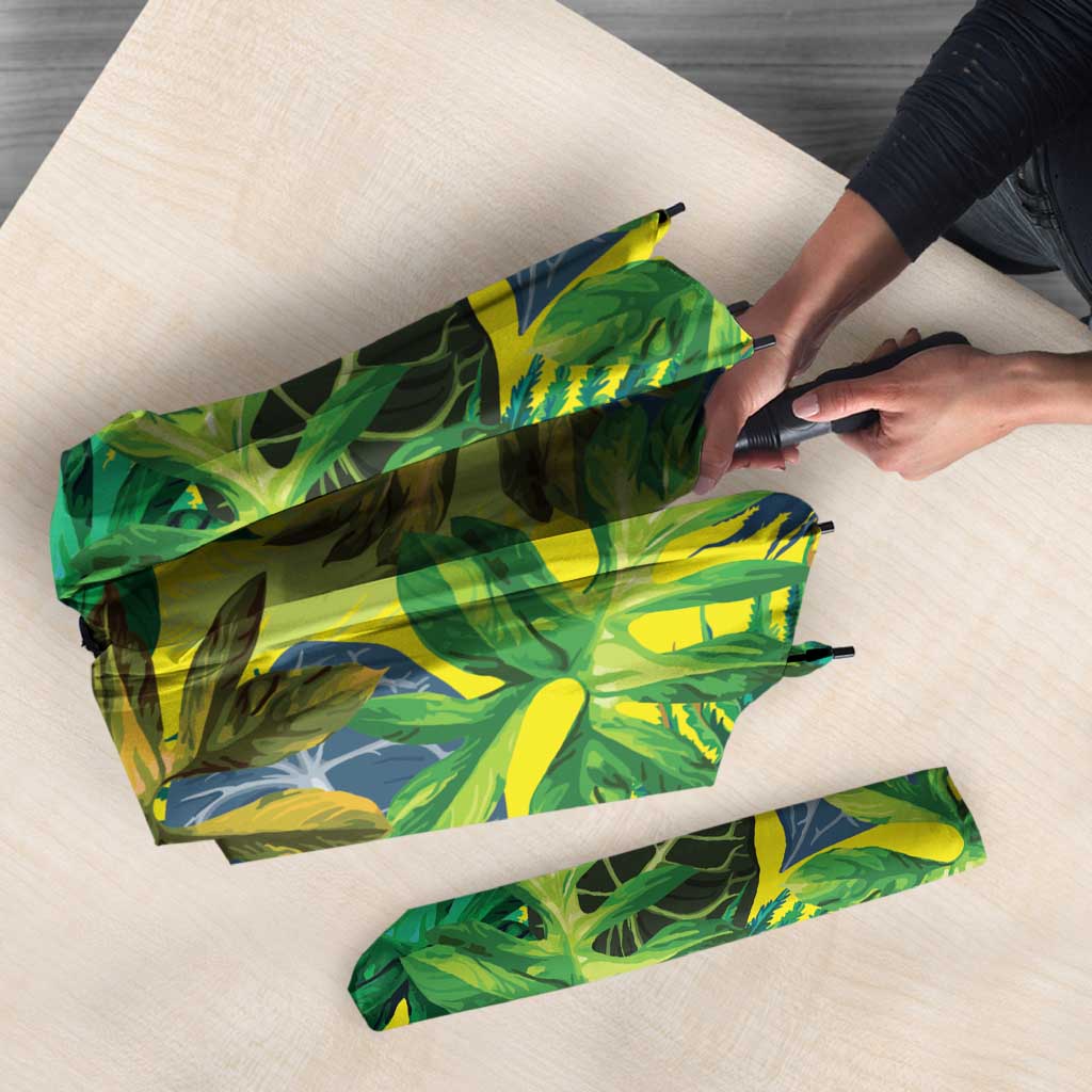 Hawaii Summer Tropical Leaves Umbrella - Polynesian Pride