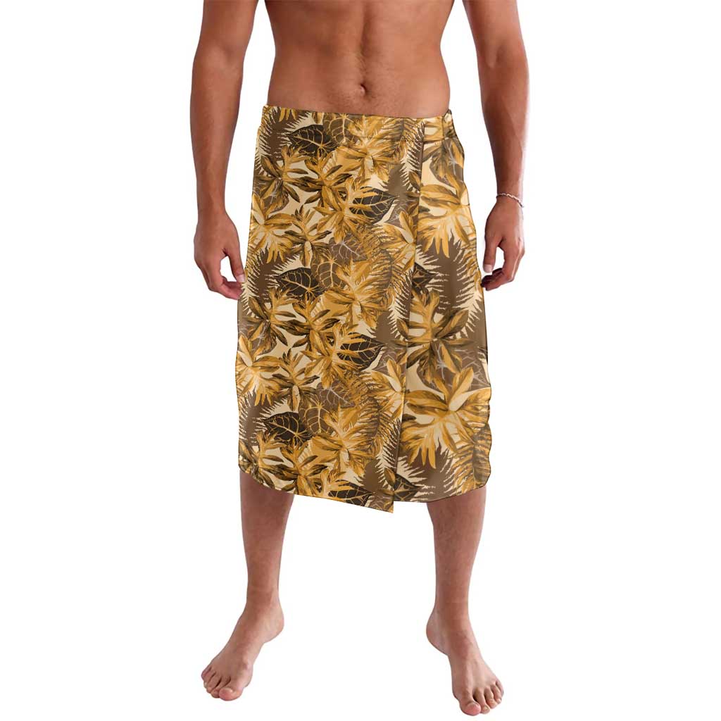 Hawaii Gold Tropical Leaves Lavalava - Polynesian Pride