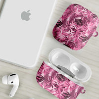 Hawaii Pink Tropical Leaves AirPods Case - Polynesian Pride