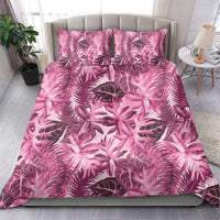 Hawaii Pink Tropical Leaves Bedding Set - Polynesian Pride