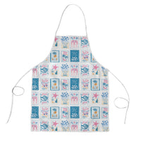 Hawaii Coastal Summer Postcard Apron