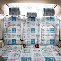 Hawaii Coastal Summer Postcard Back Car Seat Cover