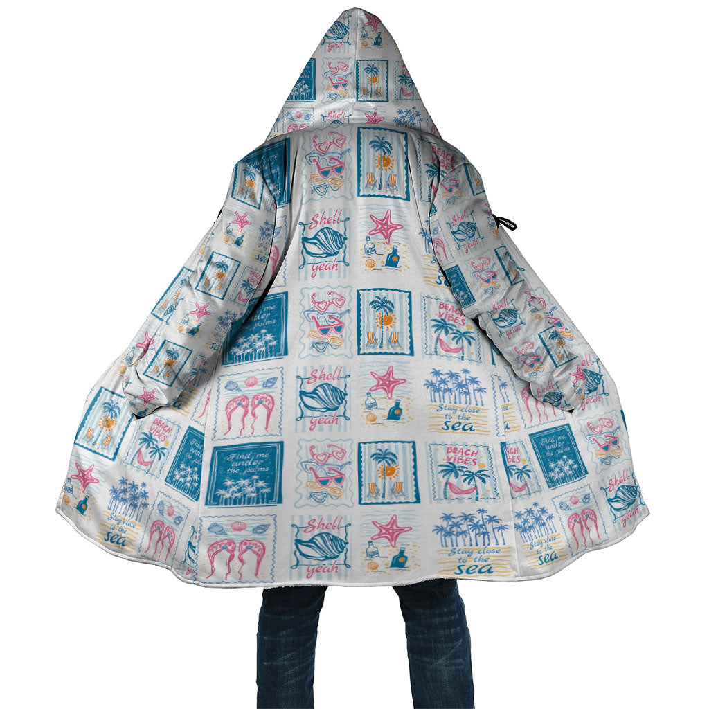 Hawaii Coastal Summer Postcard Cloak