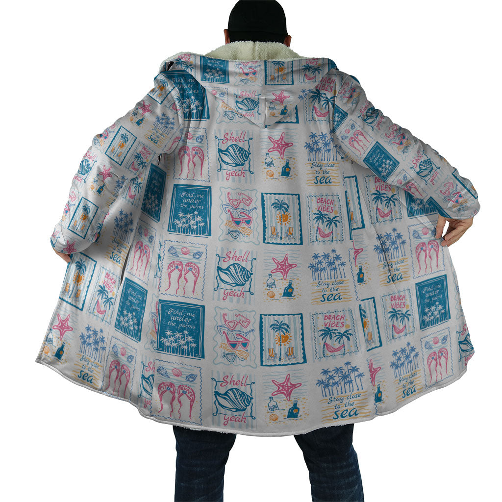 Hawaii Coastal Summer Postcard Cloak