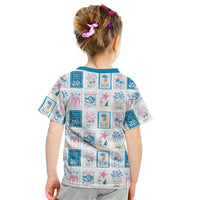 Hawaii Coastal Summer Postcard Kid T Shirt