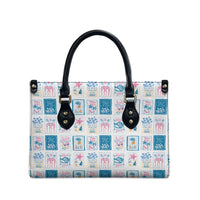 Hawaii Coastal Summer Postcard Leather Bag