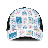 Hawaii Coastal Summer Postcard Mesh Trucker Cap