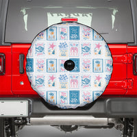 Hawaii Coastal Summer Postcard Spare Tire Cover
