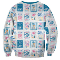 Hawaii Coastal Summer Postcard Sweatshirt