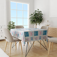 Hawaii Coastal Summer Postcard Tablecloth