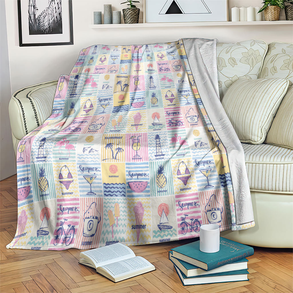 Aloha Summer Posters Grunge Textures Blanket