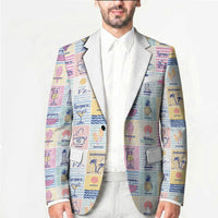 Aloha Summer Posters Grunge Textures Blazer