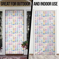 Aloha Summer Posters Grunge Textures Door Cover