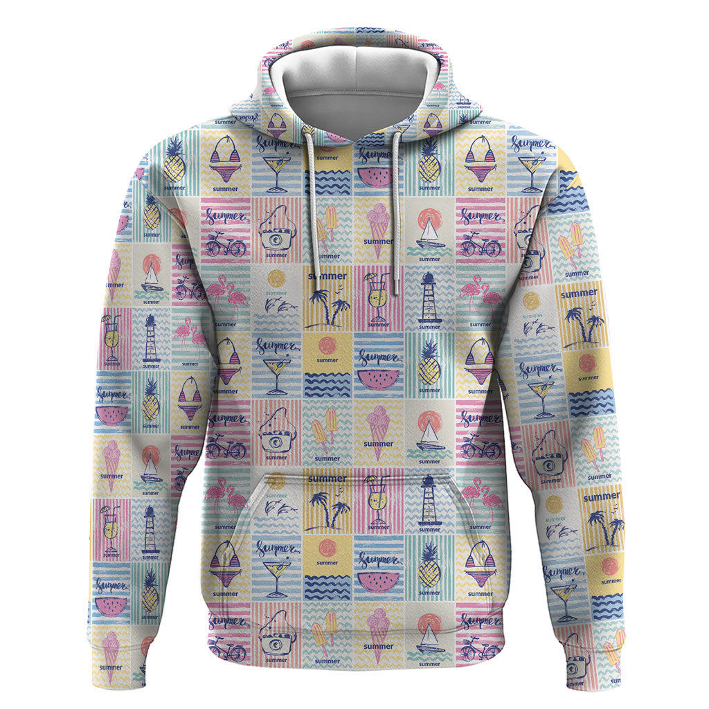 Aloha Summer Posters Grunge Textures Hoodie