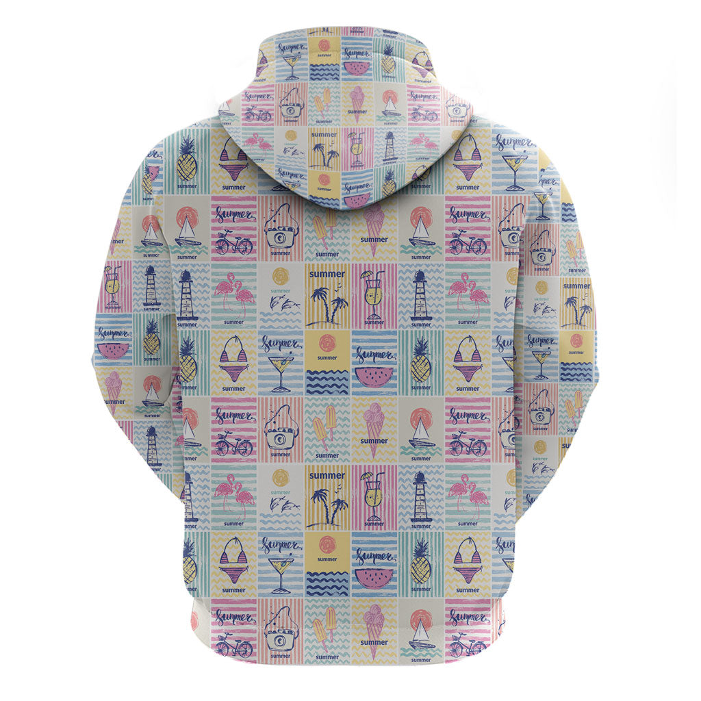 Aloha Summer Posters Grunge Textures Hoodie