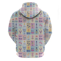 Aloha Summer Posters Grunge Textures Hoodie