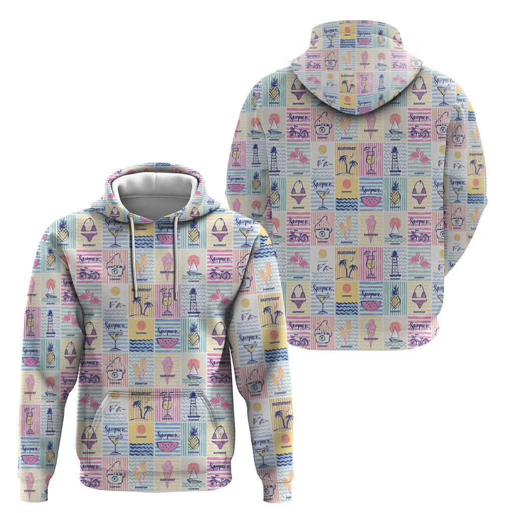 Aloha Summer Posters Grunge Textures Hoodie