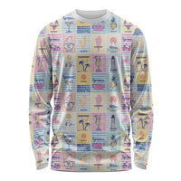 Aloha Summer Posters Grunge Textures Long Sleeve Shirt