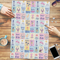 Aloha Summer Posters Grunge Textures Puzzle