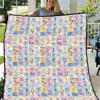 Aloha Summer Posters Grunge Textures Quilt