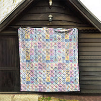 Aloha Summer Posters Grunge Textures Quilt
