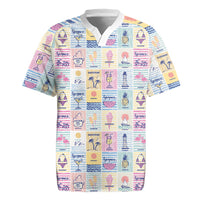 Aloha Summer Posters Grunge Textures Rugby Jersey