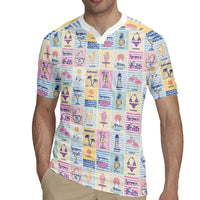 Aloha Summer Posters Grunge Textures Rugby Jersey