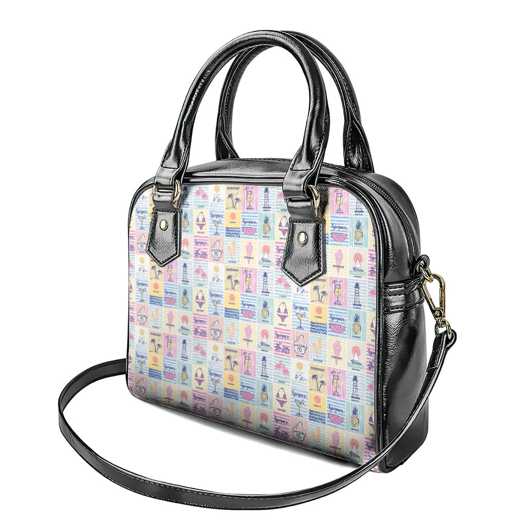 Aloha Summer Posters Grunge Textures Shoulder Handbag