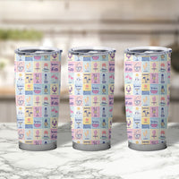 Aloha Summer Posters Grunge Textures Tumbler Cup