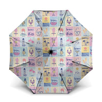 Aloha Summer Posters Grunge Textures Umbrella