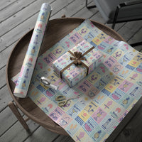 Aloha Summer Posters Grunge Textures Wrapping Paper