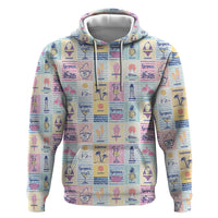 Aloha Summer Posters Grunge Textures Zip Hoodie