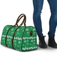 Green Hawaii Palm Tree Hibiscus Travel Bag Fantasy Summer Vibe LT01 - Polynesian Pride