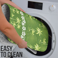 Olive Green Hawaii Palm Tree Hibiscus Bathroom Set Fantasy Summer Vibe LT01 - Polynesian Pride