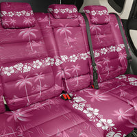Pink Hawaii Palm Tree Hibiscus Back Car Seat Cover Fantasy Summer Vibe LT01 - Polynesian Pride