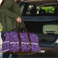Purple Hawaii Palm Tree Hibiscus Travel Bag Fantasy Summer Vibe LT01 - Polynesian Pride