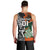New Zealand and Ireland Rugby Men Tank Top Silver Fern With Shamrock 2023 World Cup LT01 - Polynesian Pride
